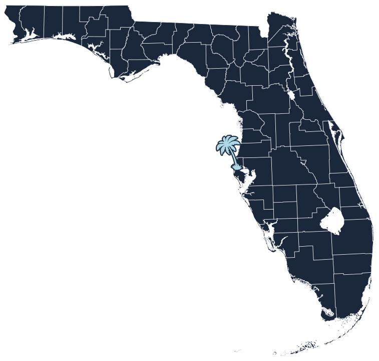 ECC Areas Clearwater Map