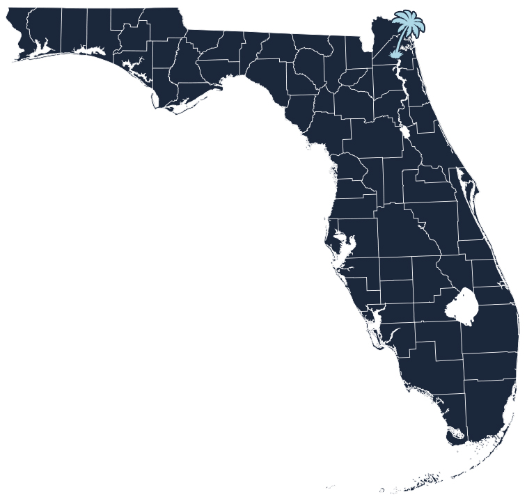 ECC Areas Jacksonville Map
